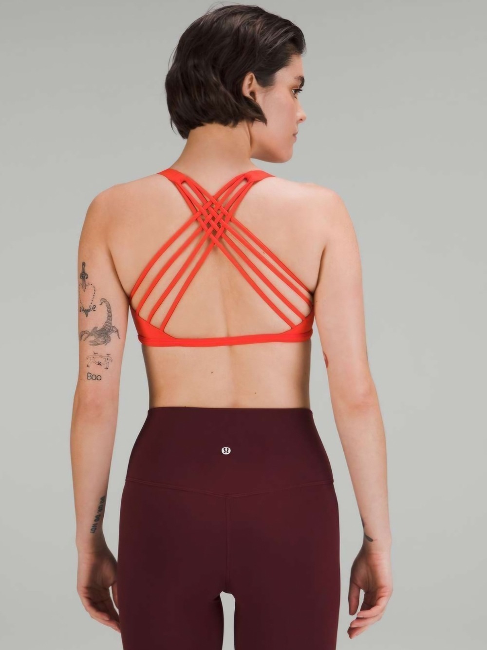 Lululemon Free To Be Wild Bra Solar Orange Size 12